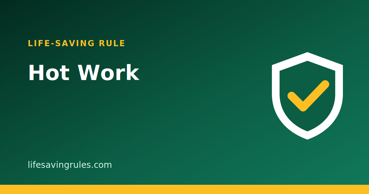 Controlling the Spark: Essential Fire Prevention in Hot Work Zones
