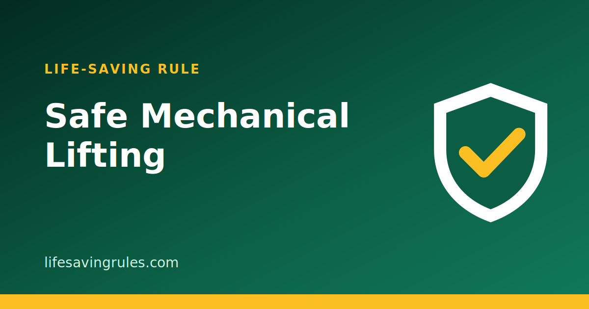 Look Up and Look Out: The Essentials of Safe Mechanical Lifting