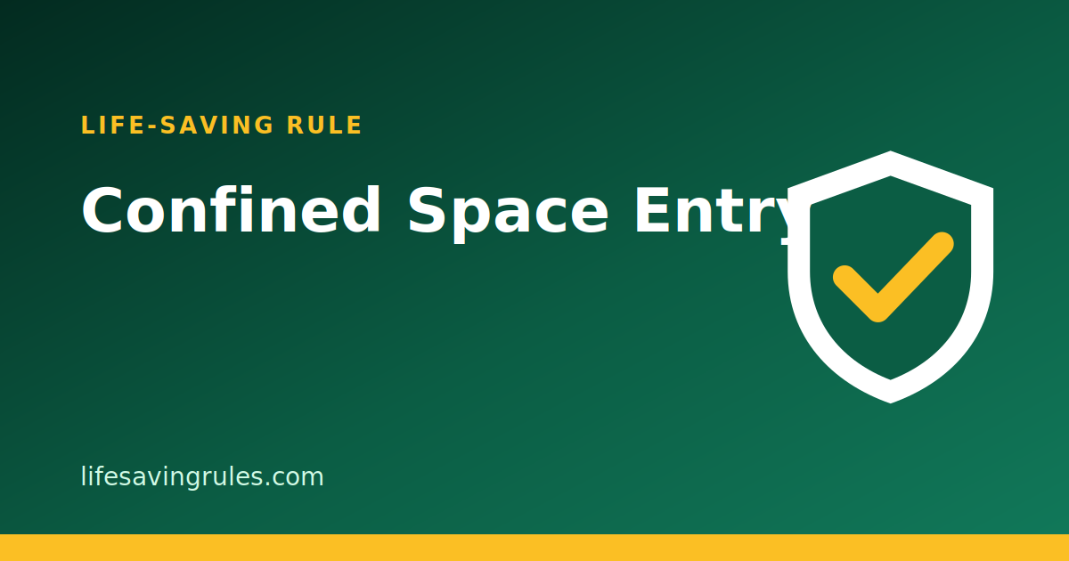 Silent Hazards: The Critical Steps Before Entering a Confined Space